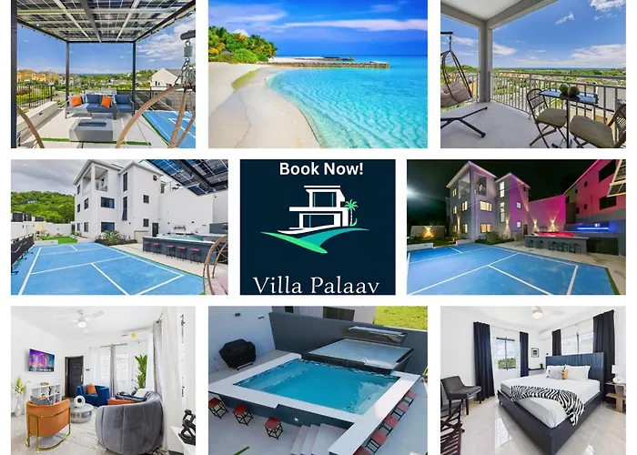 Eco-Luxe Ocean View Villa, Gated With Pickleball & Pool For 10